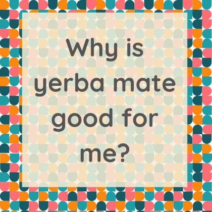 Why is yerba mate good for me?- English