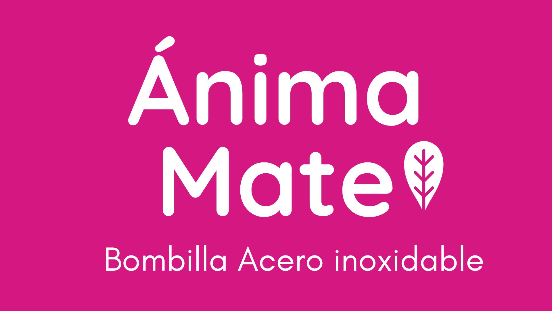 Ánima Mate- Bombilla Acero Inoxidable- exclusivo para Abu Dhabi- UAE