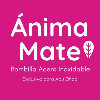 Ánima Mate- Bombilla acero inoxidable